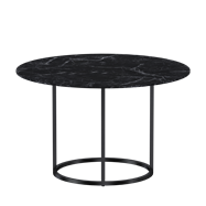 Black Arc Dining Table